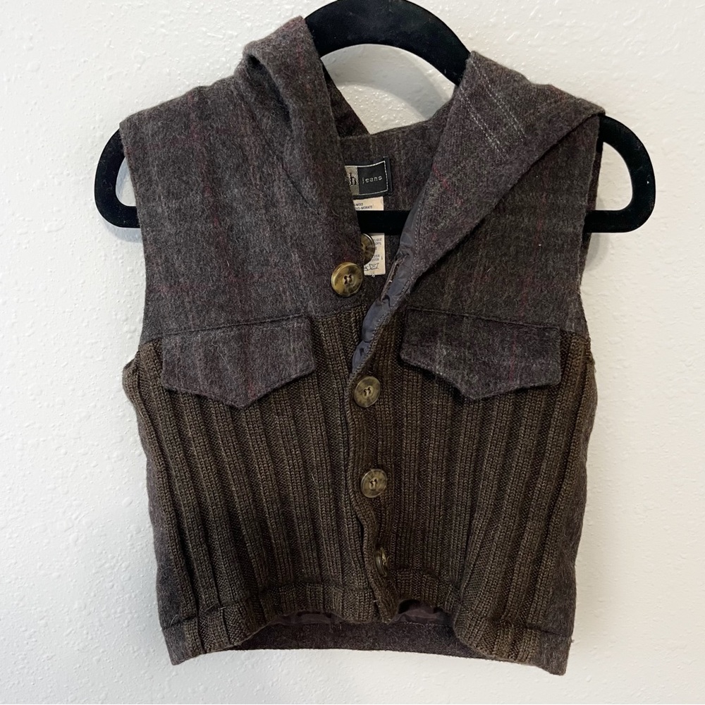 Joseph Jeans Baby Hooded Vest Size 12 Months